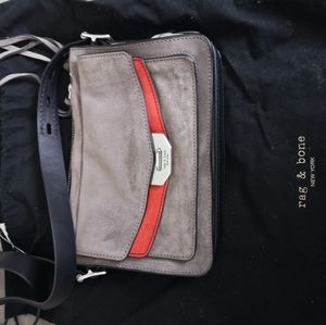 Rag and Bone suede small messenger